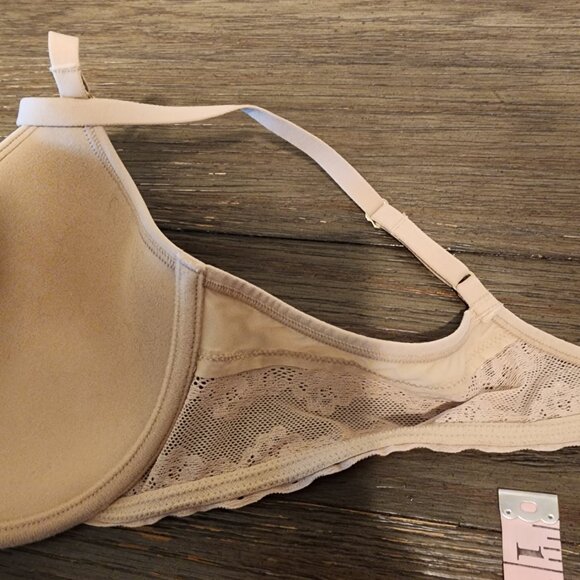 Natori Bliss Perfection Contour Underwire Bra Tan 36B - Picture 8 of 13